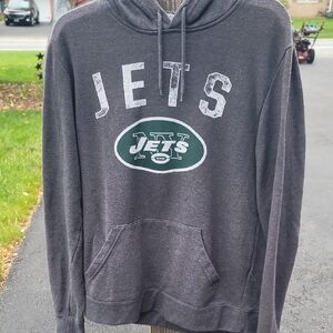 Jets Gray Hoodie
